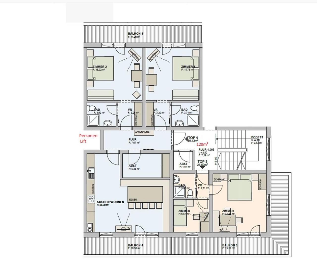 Brandtnerhof Betriebe Aparthotel Waidring Kamer foto