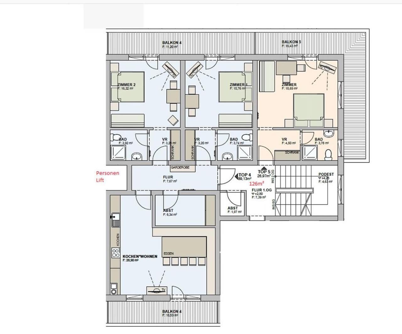 Brandtnerhof Betriebe Aparthotel Waidring Kamer foto